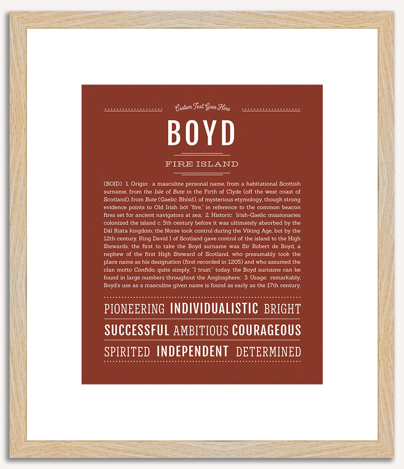 Boyd | Name Art Print