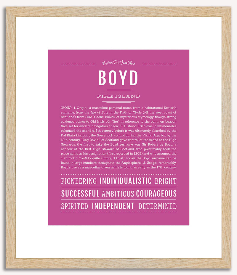 Boyd | Name Art Print