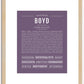 Boyd | Name Art Print