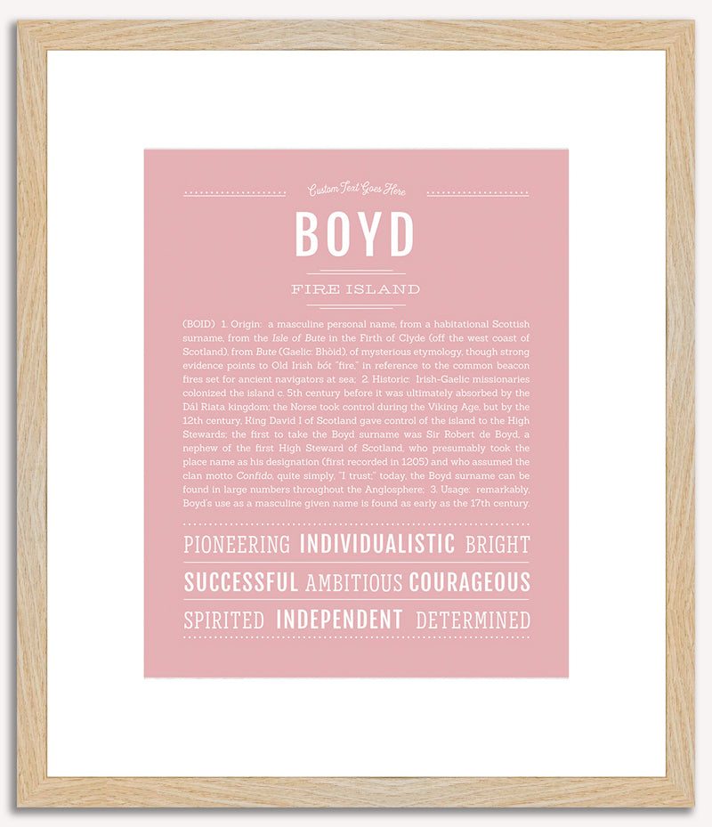 Boyd | Name Art Print