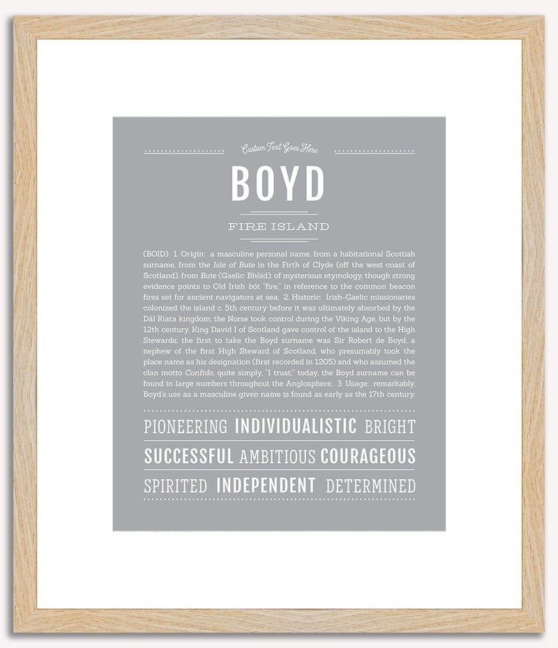 Boyd | Name Art Print