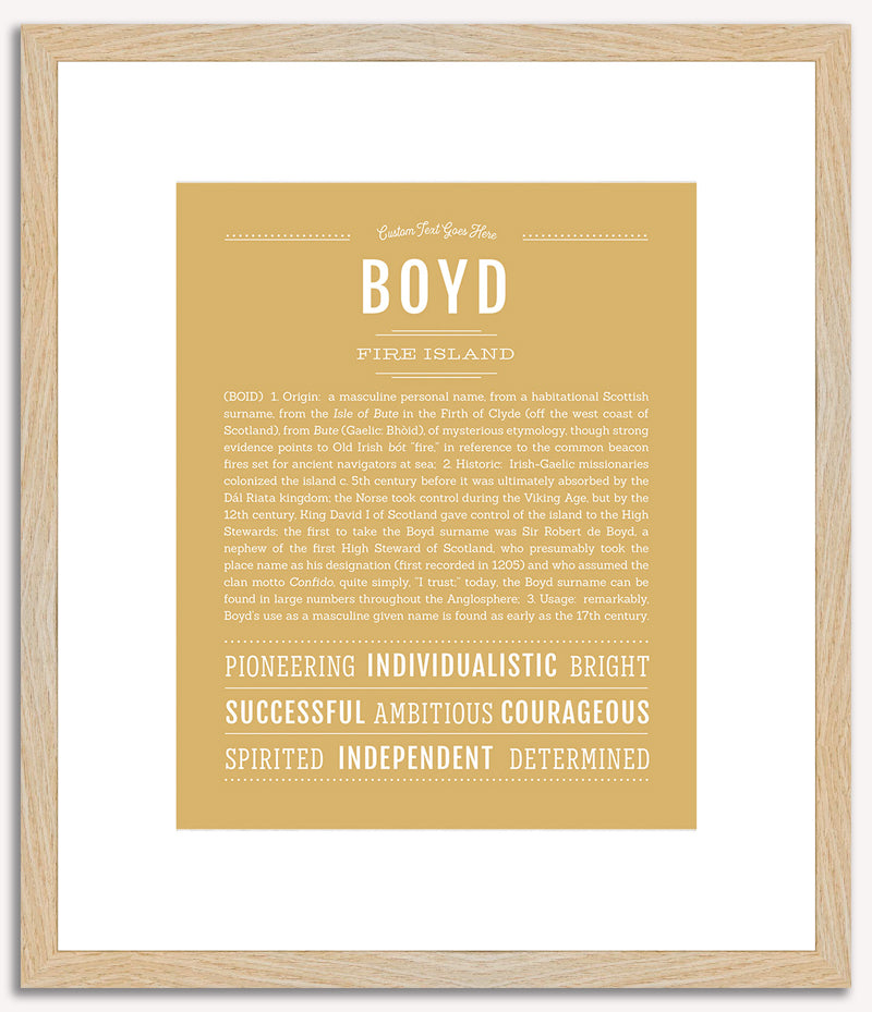 Boyd | Name Art Print