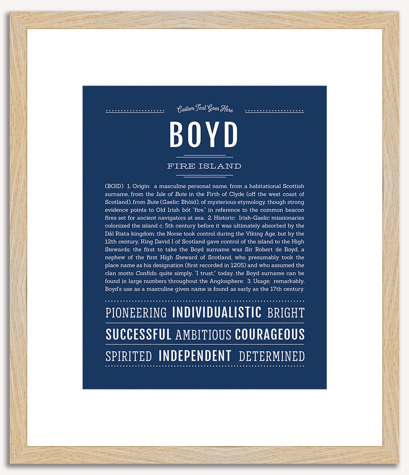 Boyd | Name Art Print