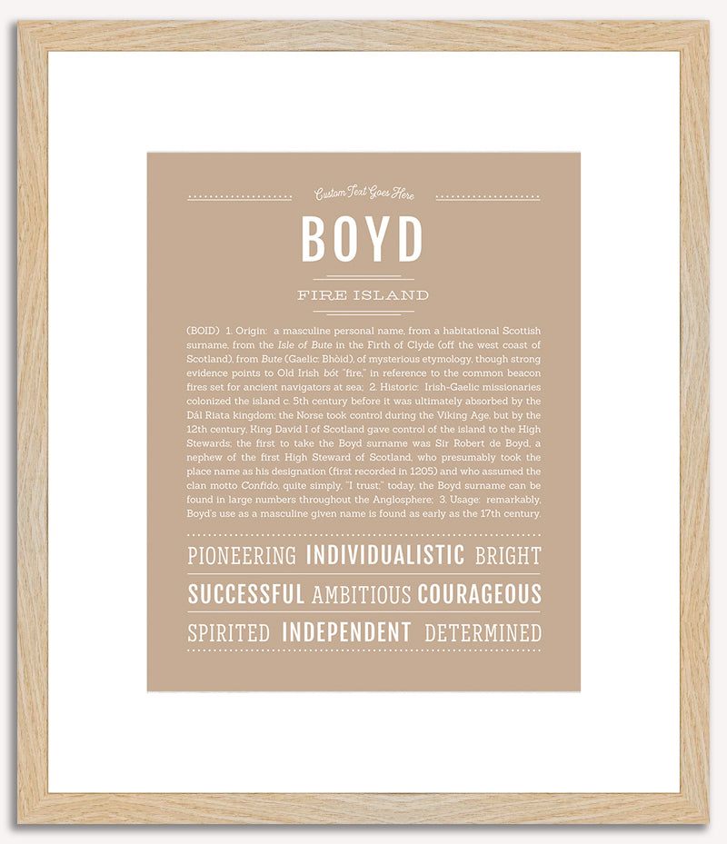 Boyd | Name Art Print