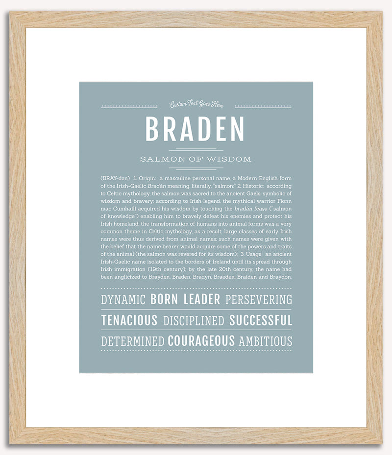 Braden | Name Art Print