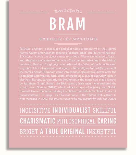 Frame Options | Dusty Rose | No Frame