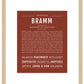 Frame Options | Bordeaux | Maple Frame, Matted