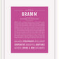Frame Options | Dark Pink | White Frame, Matted