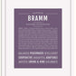 Frame Options | Deep Purple | White Frame, Matted