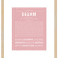 Frame Options | Dusty Rose | Maple Frame, Matted