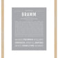 Frame Options | Light Gray | Maple Frame, Matted