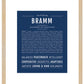 Frame Options | Midnight Blue | Maple Frame, Matted