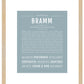 Frame Options | Powder Blue | Maple Frame, Matted