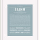 Frame Options | Powder Blue | White Frame, Matted