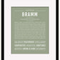 Frame Options | Sage | Black Frame, Matted