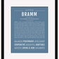 Frame Options | Steele Blue | Black Frame, Matted