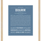 Frame Options | Steele Blue | Maple Frame, Matted