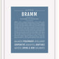 Frame Options | Steele Blue | White Frame, Matted