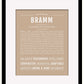 Frame Options | Tan | Black Frame, Matted