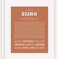 Frame Options | Terra Cotta | White Frame, Matted