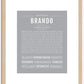 Brando | Name Art Print