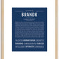 Brando | Name Art Print