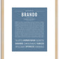 Brando | Name Art Print