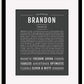 Frame Options | Charcoal Gray | Black Frame, Matted