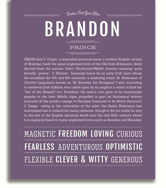 Frame Options | Deep Purple | No Frame