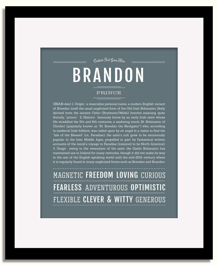 Frame Options | Night Rendezvous | Black Frame, Matted