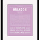 Frame Options | Lilac | Black Frame, Matted