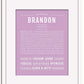 Frame Options | Lilac | White Frame, Matted