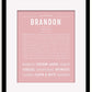 Frame Options | Dusty Rose | Black Frame, Matted