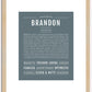 Brandon | Name Art Print