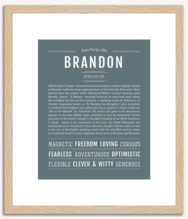 Brandon | Name Art Print