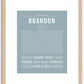 Brandon | Name Art Print