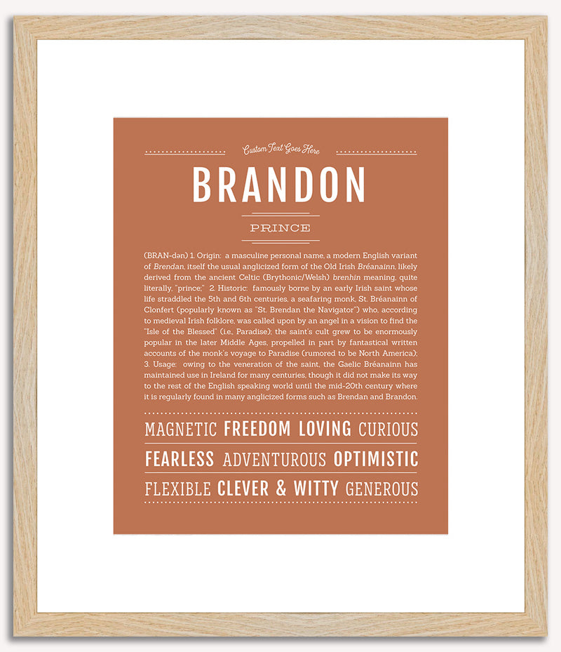 Brandon | Name Art Print