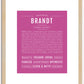 Brandt | Name Art Print