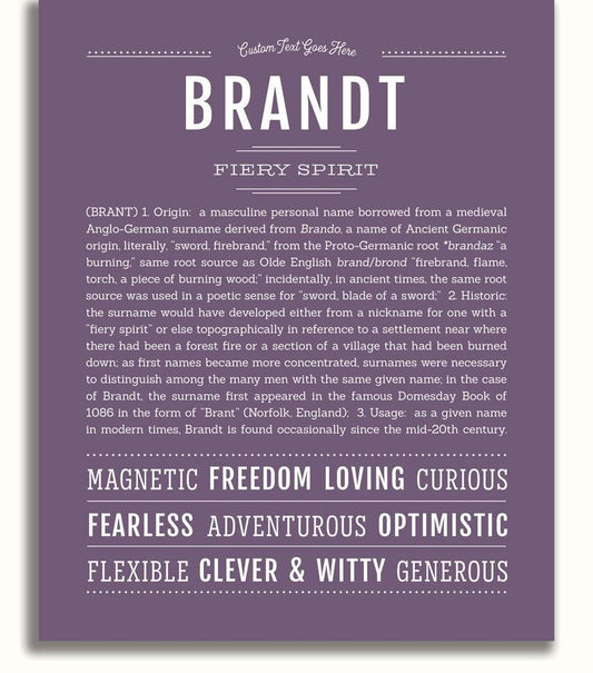 Frame Options | Deep Purple | No Frame