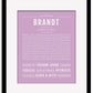 Frame Options | Lilac | Black Frame, Matted