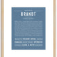 Brandt | Name Art Print