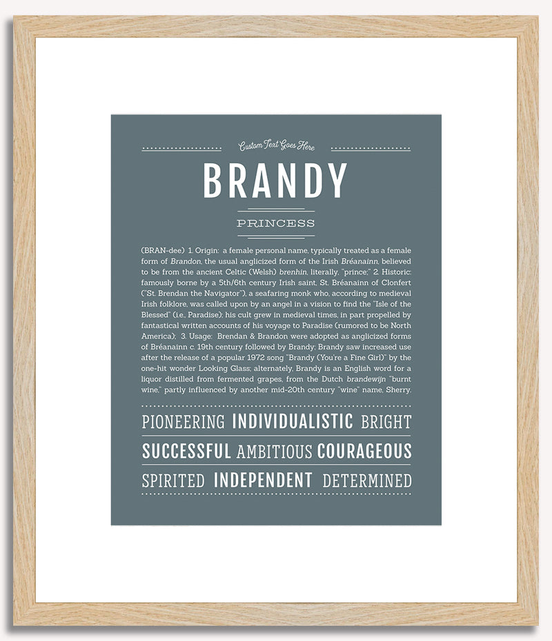 Brandy | Name Art Print