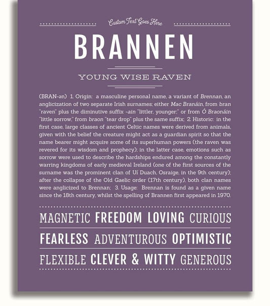 Frame Options | Deep Purple | No Frame