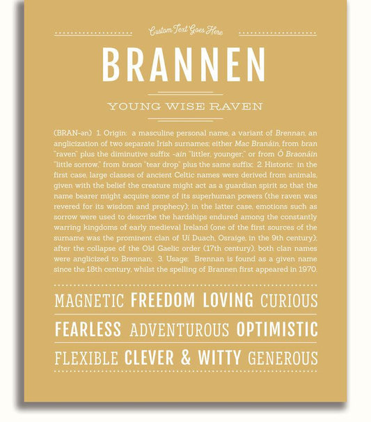 Frame Options | Matte Gold | No Frame