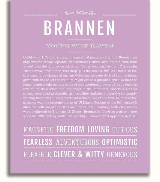 Frame Options | Lilac | No Frame