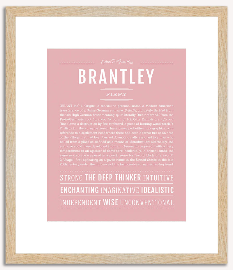 Brantley | Name Art Print