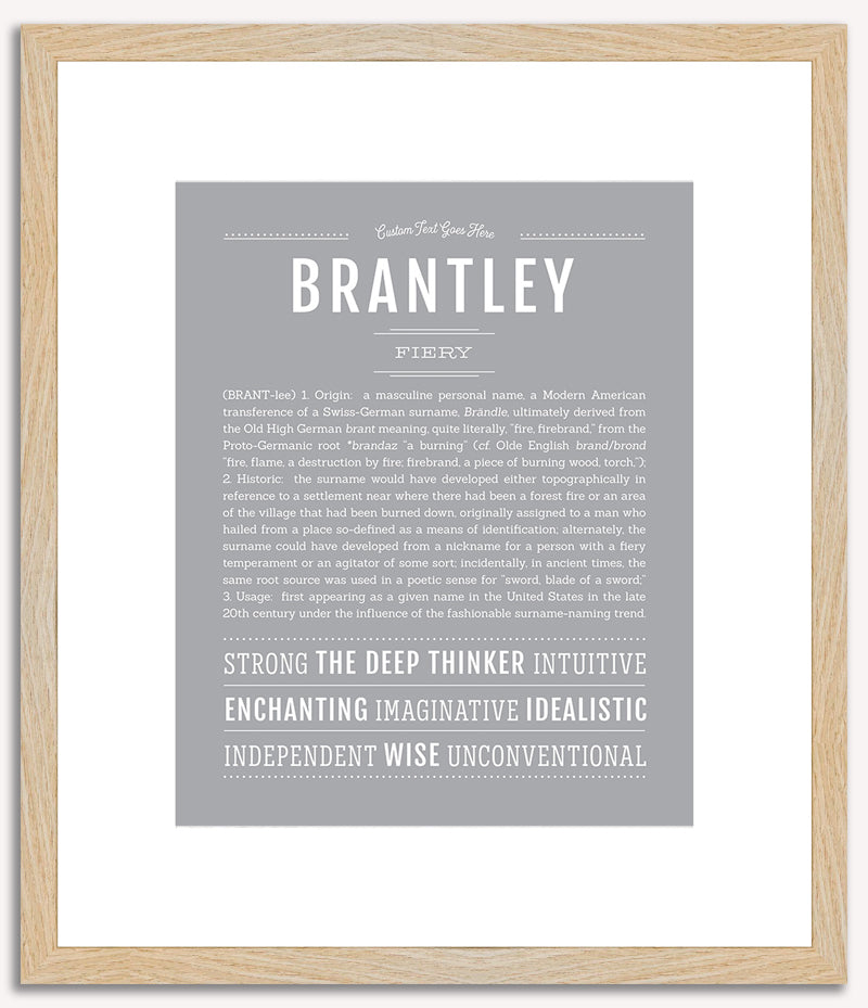 Brantley | Name Art Print