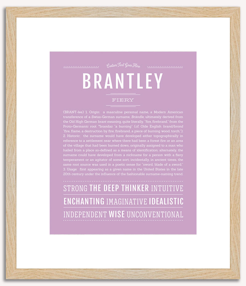 Brantley | Name Art Print