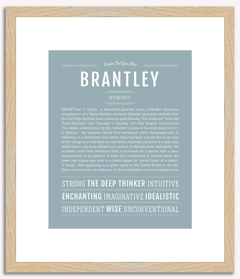 Brantley | Name Art Print