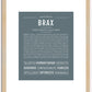 Brax | Name Art Print